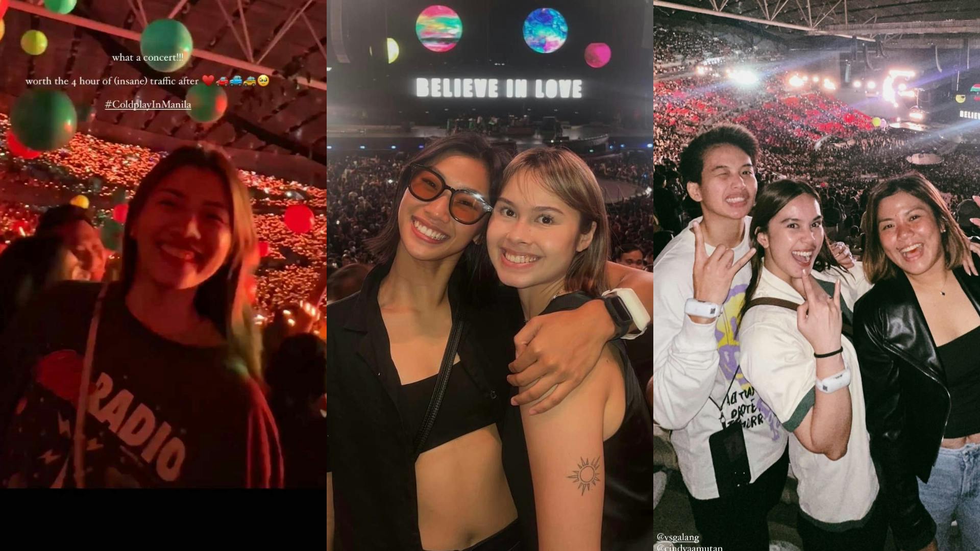 Arena full of stars: PVL players brave traffic to watch Coldplay concert